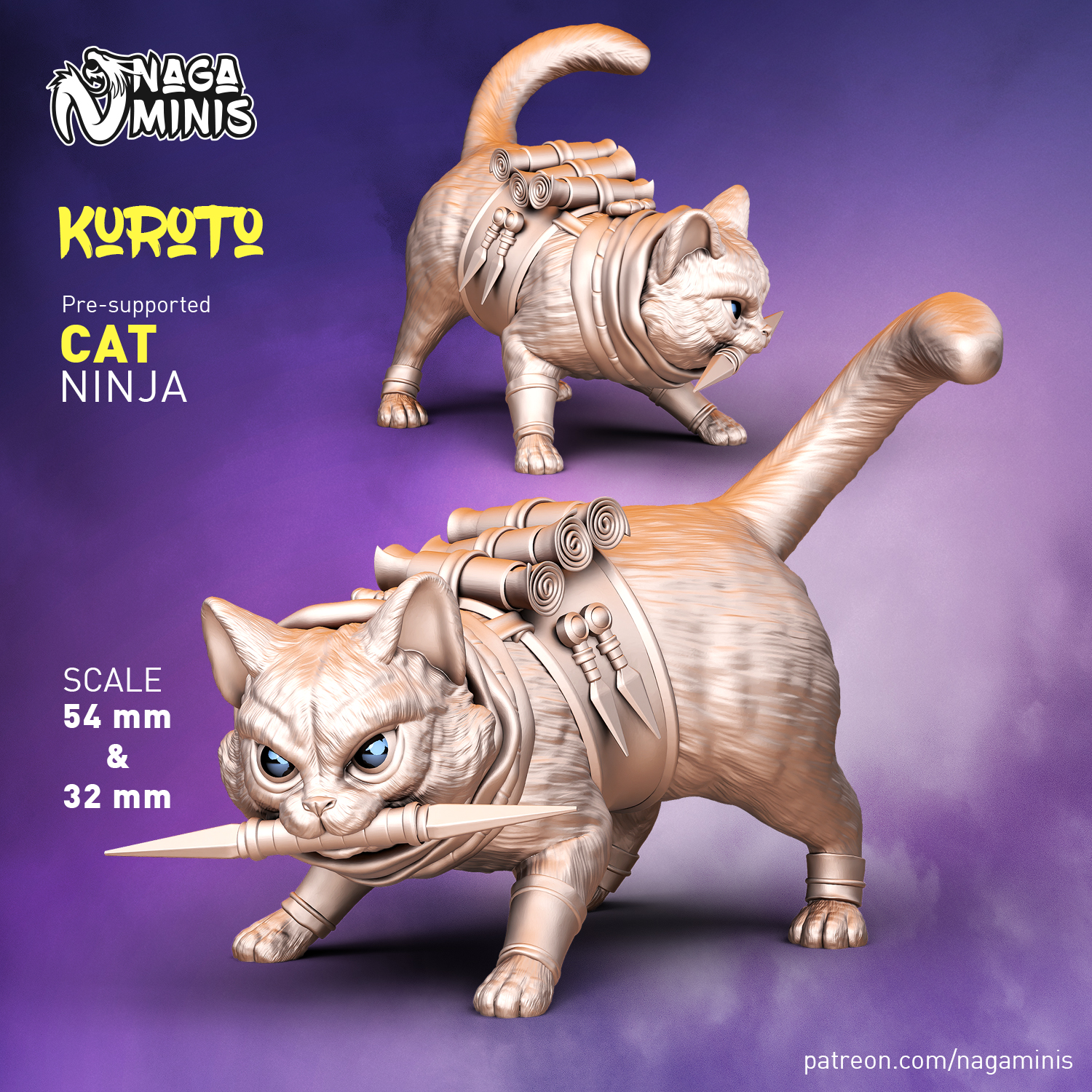 (Pre-supported) Cat Ninja